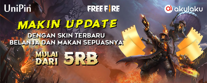 UniPin Makin update dengan skin terbaru di Akulaku!